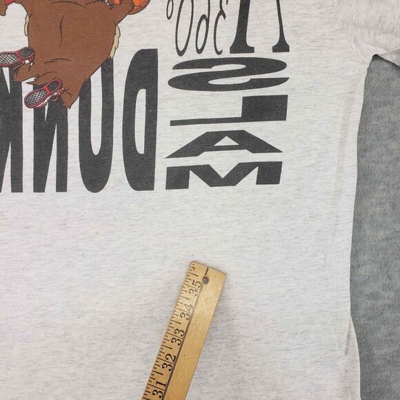 Vintage 1991 Looney Tunes Taz Dunk Michael Jordan Spike Lee Changes Large - Picture 8 of 8